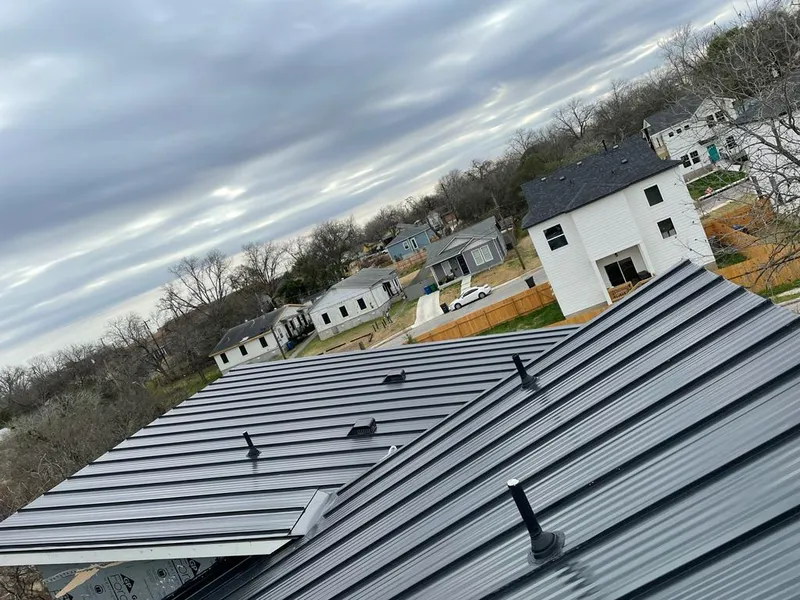 Standing seam metal roof panels with vents for Skylight Repair in Nebraska City